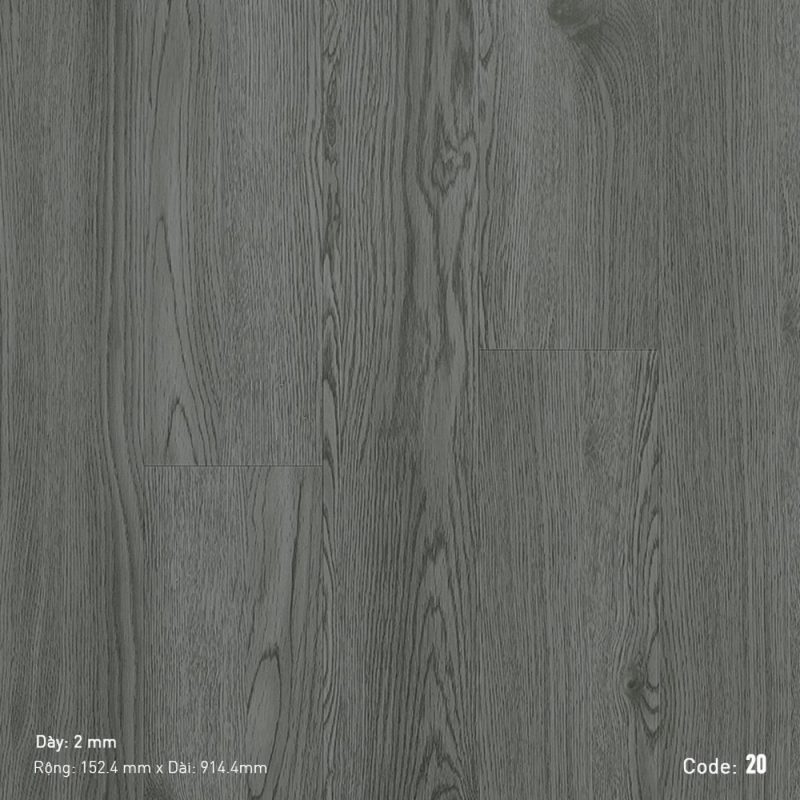 Sàn Nhựa Có Keo 2K Vinyl 20