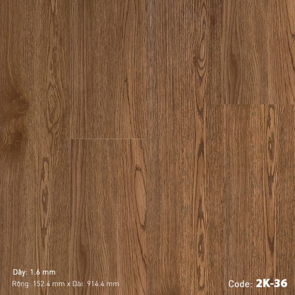 Sàn Nhựa Có Keo 2K Vinyl 36