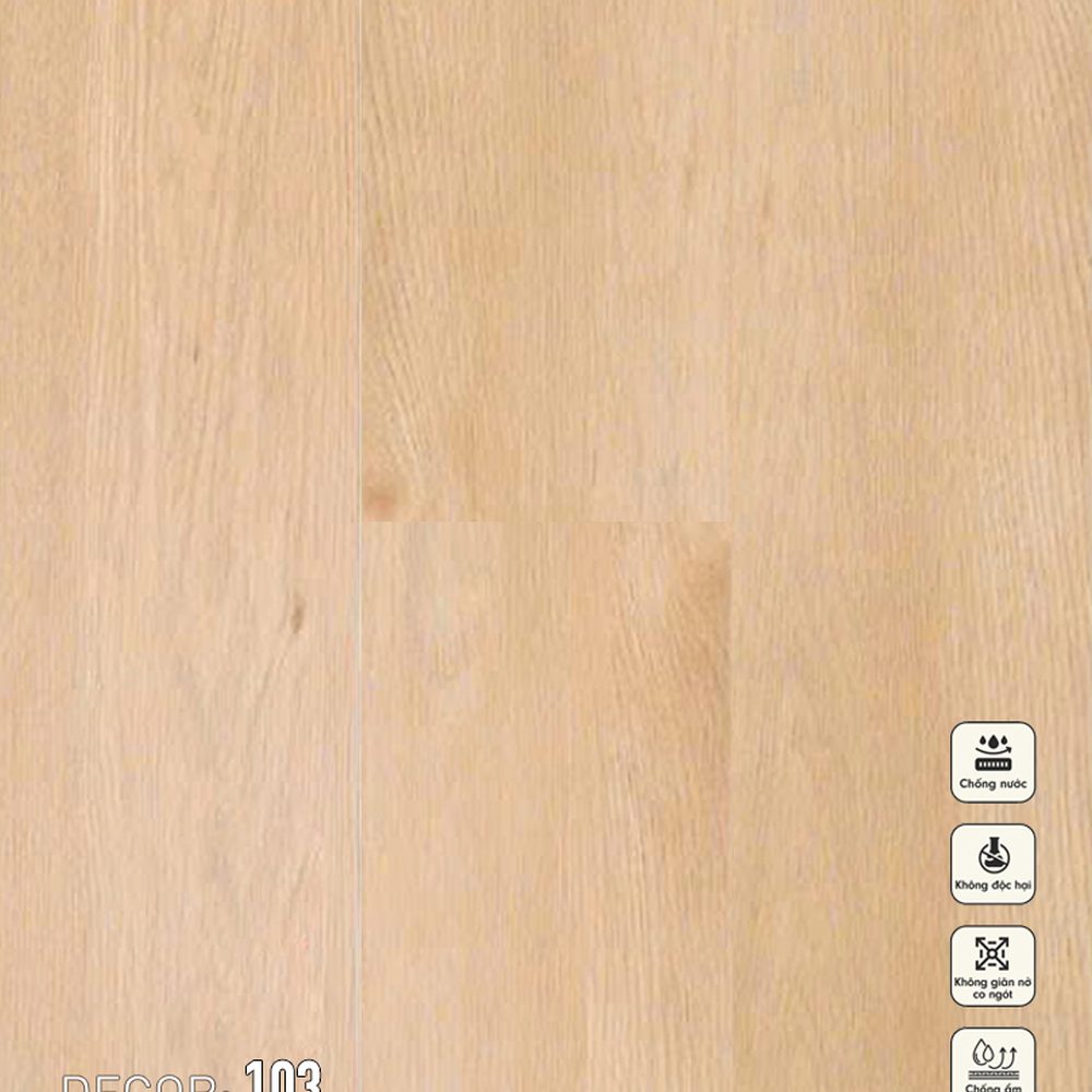 Sàn Nhựa Hèm Khóa SPC Vina 103 5mm Sàn Nhựa Hèm Khóa SPC Vina 103 5mm