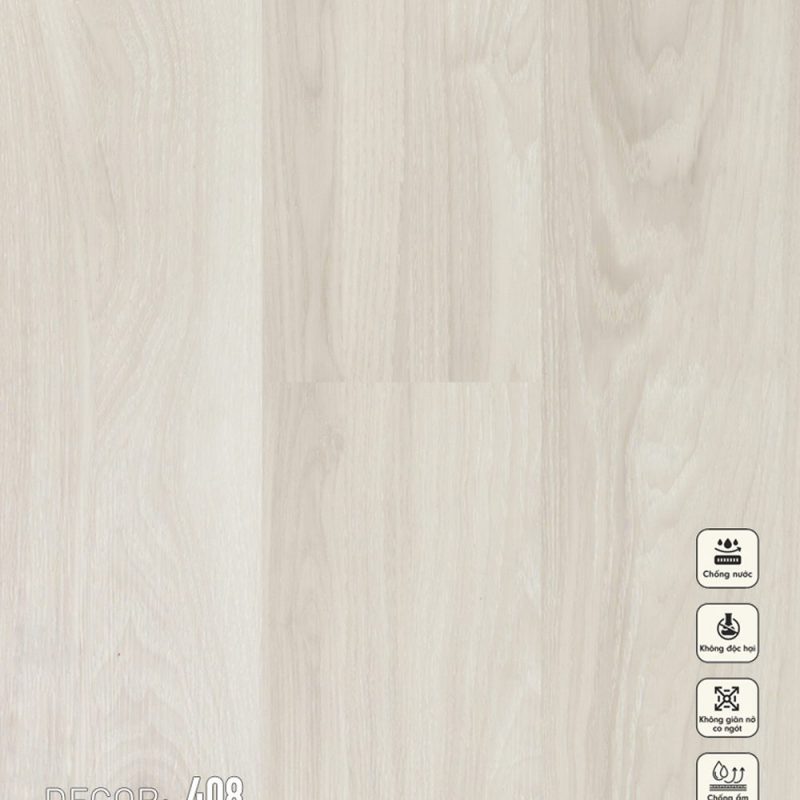 Sàn Nhựa Hèm Khóa SPC Vina 408 5mm