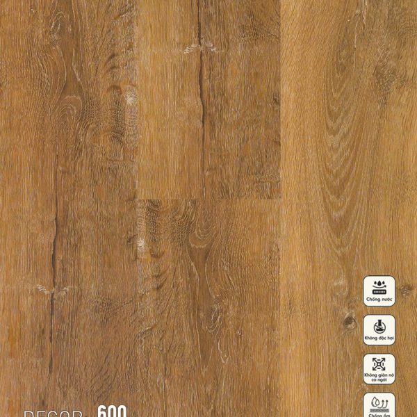 Sàn Nhựa Hèm Khóa SPC Vina 600 5mm