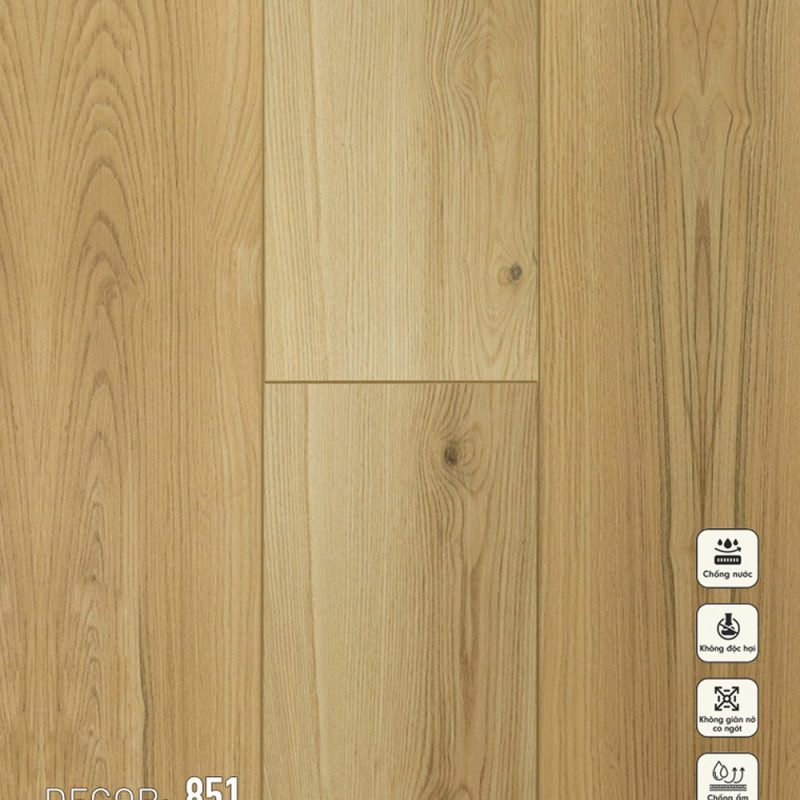 Sàn Nhựa Hèm Khóa SPC Vina 851 5mm