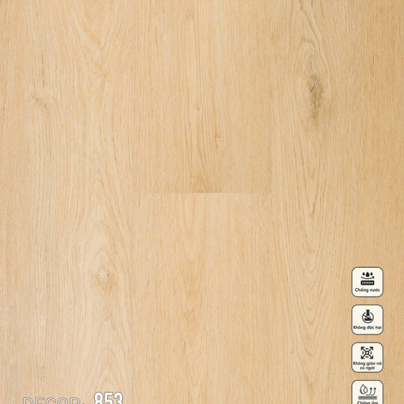 Sàn Nhựa Hèm Khóa SPC Vina 853 5mm