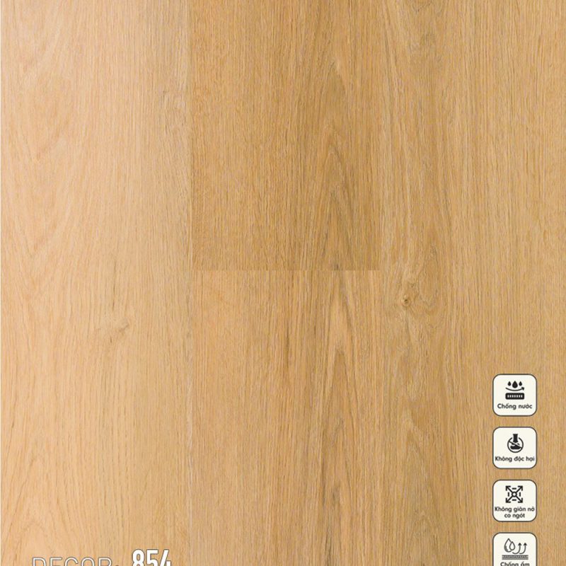 Sàn Nhựa Hèm Khóa SPC Vina 854 5mm